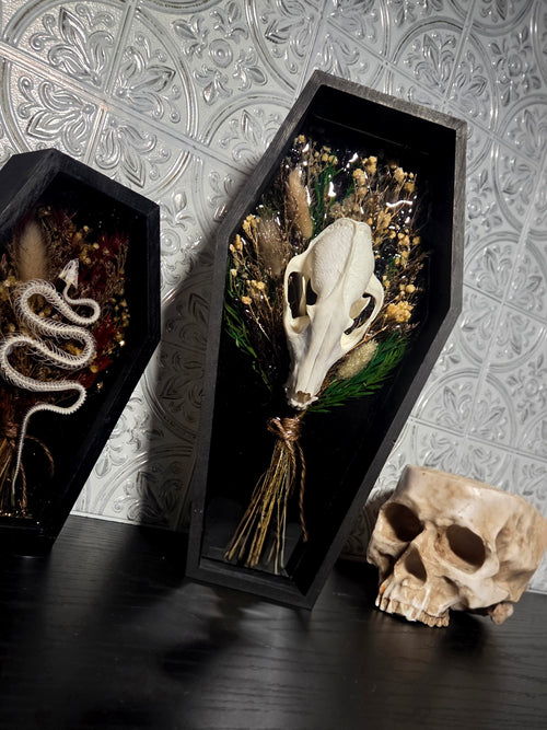 Custom "Eternal Rest" Shadow Box Coffin